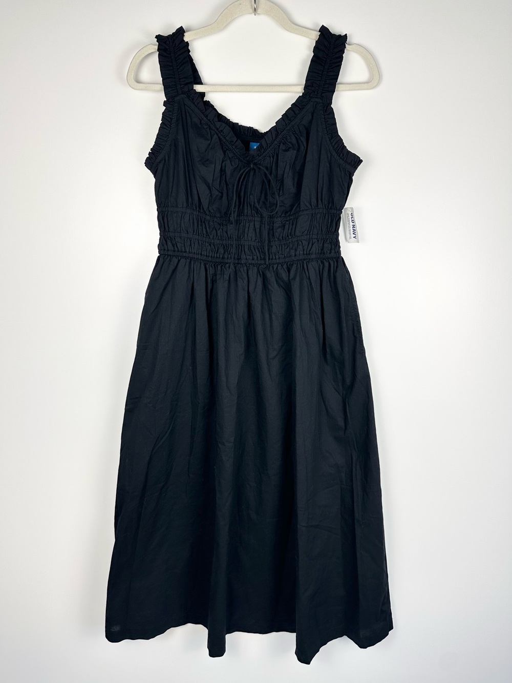Old Navy Waist-Defined Ruffled Midi Dress